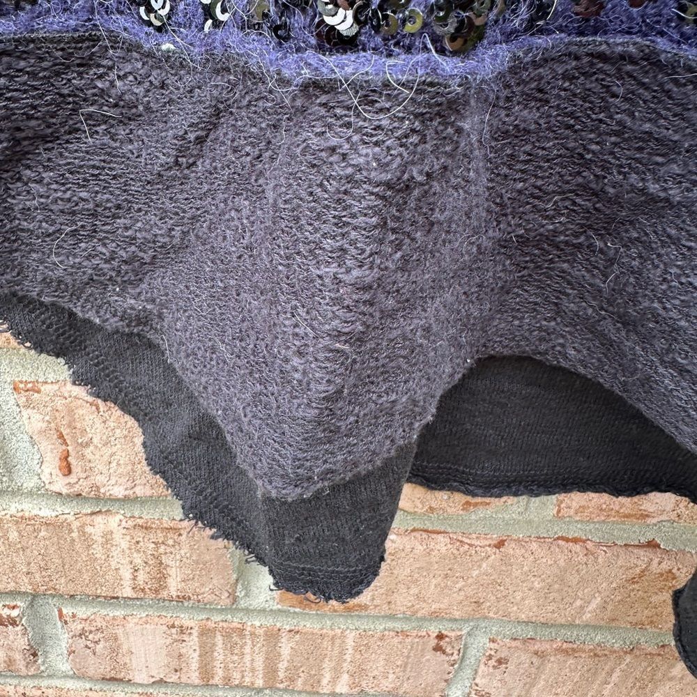 Free People V Neck Sequin Sweater - Picture 9 of 9